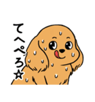 ぽっちゃりダックス 2（レッド）（個別スタンプ：16）