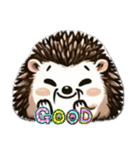 可愛いハリネズミちゃん達（個別スタンプ：1）