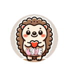 可愛いハリネズミちゃん達（個別スタンプ：7）