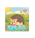 可愛いハリネズミちゃん達（個別スタンプ：16）