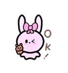 うさぎさん（♡）（個別スタンプ：1）