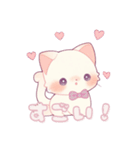 【日常会話】ネコ くすみカラー(修正版)（個別スタンプ：23）