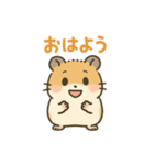 ゴールデンハムスターのぴーぷる5（個別スタンプ：1）