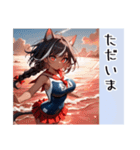 ギャル猫ちゃん 伊予弁デートVer（個別スタンプ：9）