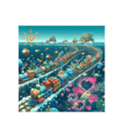 ロマンティック深海鉄道2025❤️（個別スタンプ：3）