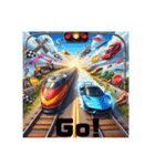 鉄道vsスーパーカー（個別スタンプ：2）