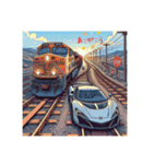 鉄道vsスーパーカー（個別スタンプ：8）