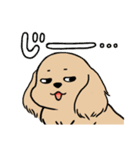 ぽっちゃりダックス 2（クリーム）（個別スタンプ：13）