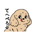 ぽっちゃりダックス 2（クリーム）（個別スタンプ：16）