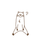 怠惰な白くまさん（個別スタンプ：8）