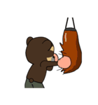 メガネグマの承認（個別スタンプ：4）