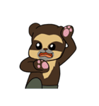 メガネグマの承認（個別スタンプ：13）