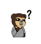 メガネグマの承認（個別スタンプ：22）