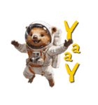 クオッカの宇宙旅行（個別スタンプ：1）