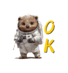 クオッカの宇宙旅行（個別スタンプ：2）