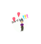 のんびり女子会3（個別スタンプ：3）