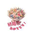 お祝い・感謝・挨拶の花束 BIGスタンプ！（個別スタンプ：29）
