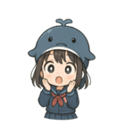 あきしまちゃん BIGスタンプ（個別スタンプ：1）