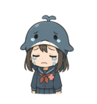 あきしまちゃん BIGスタンプ（個別スタンプ：3）