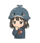 あきしまちゃん BIGスタンプ（個別スタンプ：4）