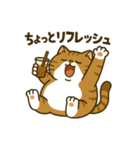 現実逃避するねこ（個別スタンプ：23）