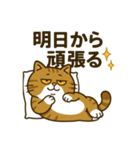 現実逃避するねこ（個別スタンプ：34）