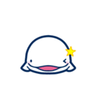 【動く】ぷにぷにシロイルカのスタンプ（個別スタンプ：11）