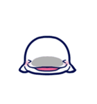 【動く】ぷにぷにシロイルカのスタンプ（個別スタンプ：16）