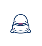 【動く】ぷにぷにシロイルカのスタンプ（個別スタンプ：23）