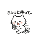 ふわねこ日和・毎日使えるスタンプ（個別スタンプ：12）
