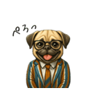 ビジネス犬の毎日スタンプ（個別スタンプ：9）