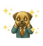 ビジネス犬の毎日スタンプ（個別スタンプ：40）
