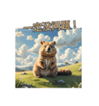 愛らしいクオッカ4（簡体字）（個別スタンプ：16）
