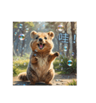 愛らしいクオッカ4（簡体字）（個別スタンプ：21）