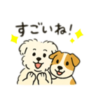 ゆる優しい犬さま（個別スタンプ：1）