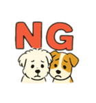 ゆる優しい犬さま（個別スタンプ：3）
