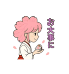 桜巫女みみこちゃん第2弾（個別スタンプ：5）