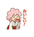 桜巫女みみこちゃん第2弾（個別スタンプ：10）