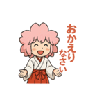 桜巫女みみこちゃん第2弾（個別スタンプ：16）