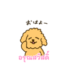 「わたしはプードル」(タイ語)（個別スタンプ：6）
