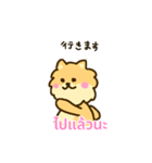 「わたしはポメラニアン」(タイ語)（個別スタンプ：11）