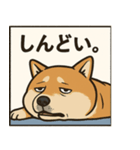 人生辛い犬（個別スタンプ：8）