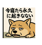 人生辛い犬（個別スタンプ：13）