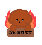 トイプードルの日常敬語スタンプ（個別スタンプ：24）