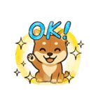 『柴犬』の可愛いスタンプ（個別スタンプ：14）