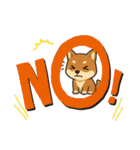 『柴犬』の可愛いスタンプ（個別スタンプ：16）