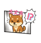 『柴犬』の可愛いスタンプ（個別スタンプ：22）