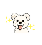 顔で語る犬さま（個別スタンプ：2）
