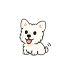 顔で語る犬さま（個別スタンプ：6）
