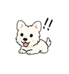 顔で語る犬さま（個別スタンプ：16）